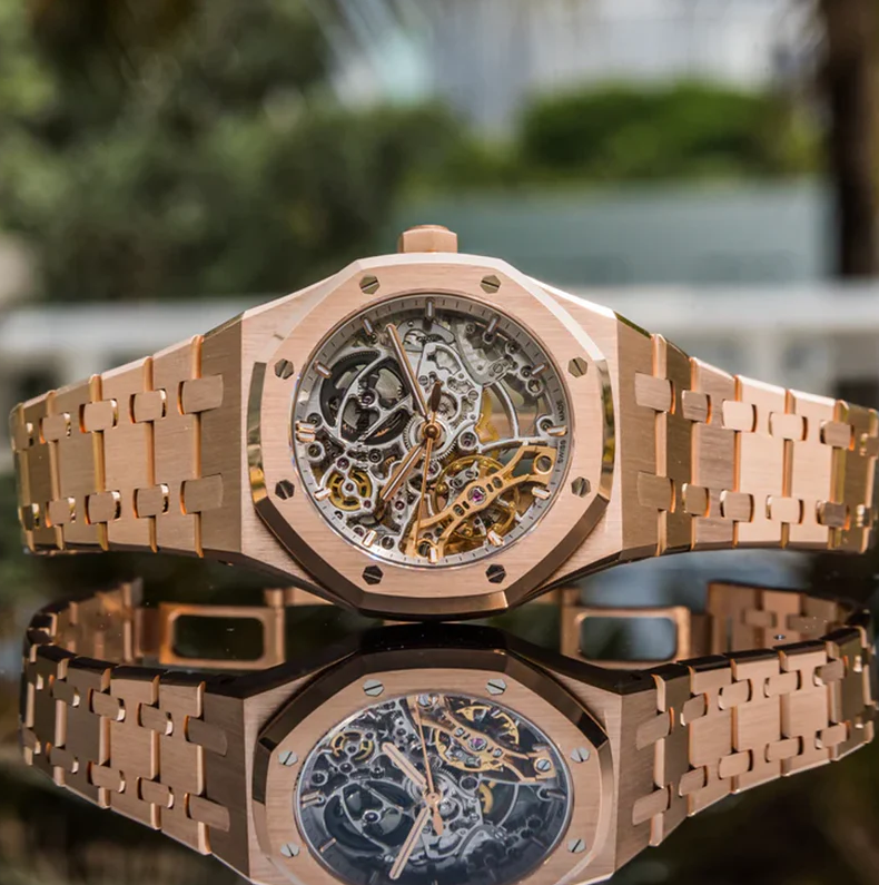 Reloj de Lujo - ROSA MECÁNICA