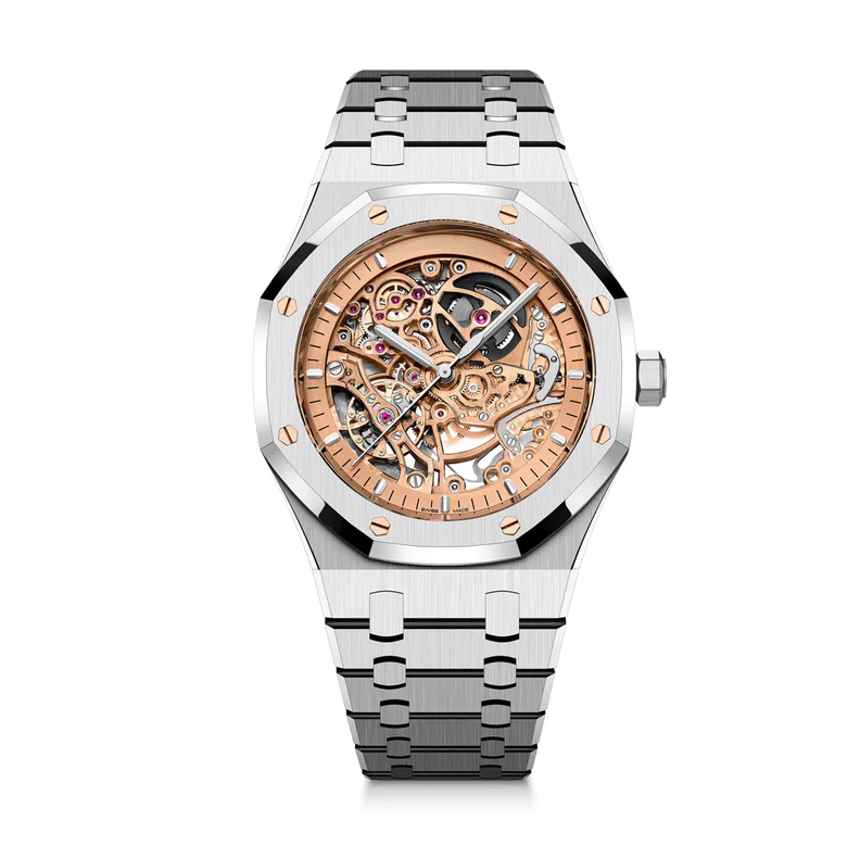 Reloj de Lujo - BICOLOR SKELETON