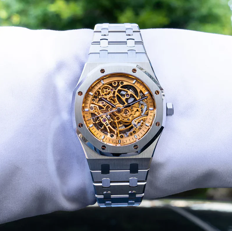 Reloj de Lujo - BICOLOR SKELETON