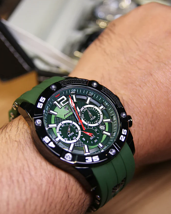 Reloj de Lujo - COMANDO VERDE